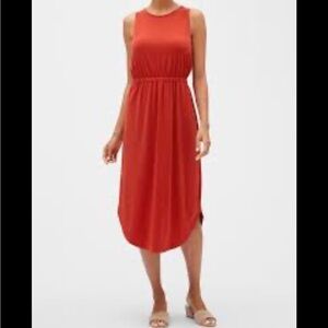 Burnt orange Cross Back Gap dress Medium